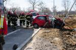 Wypadek we Wrzoskach, droga już przejezdna