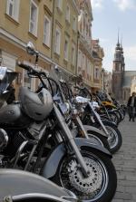 Świąteczne spotkanie motocyklistów na rynku