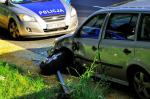 Zderzenie skody i opla w Walidrogach