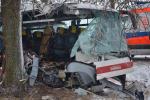 Poważny wypadek autobusu pod Brzegiem