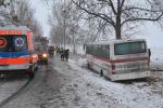 Poważny wypadek autobusu pod Brzegiem