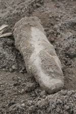 Na polu w Brynicy znaleziono pocisk