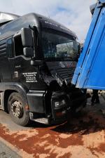 Ulica Budowlanych przez 2 godziny była nieprzejezdna