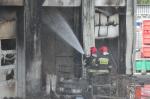 Pożar w zakładzie przetwarzającym odpady