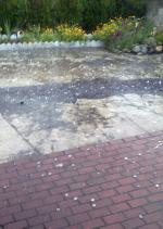 Burza nad Opolszczyzną: grad wielkości piłek do ping-ponga