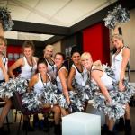 Mażoretki z Ozimka tańczą w telewizyjnym show