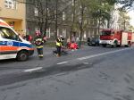 Kobieta wymusiła pierwszeństwo, motocyklista został ranny  