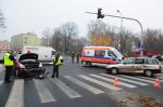 Wypadek na skrzyżowaniu ulicy Wrocławskiej i Niemodlińskiej