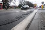 Pierwsze dni zimy, a ulice już dziurawe
