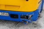 Kierowca malucha wjechał w autobus