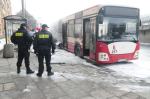 Pożar w autobusie MZK. Pasażerowie zdążyli uciec przed ogniem.