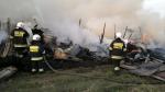 Pożar baraków w Chmielowicach