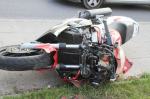 Motocyklista zginął po uderzeniu w słup 