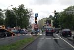 Skoszony sygnalizator i druga kolizja na jednym skrzyżowaniu