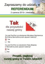 Pilne! Referendum w Niemodlinie