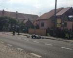Wypadek motocyklisty w Sidzinie