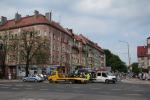 Wypadek przy ul. Plebiscytowej w Opolu. Dwie osoby ranne.