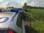 Przejażdżka kradzionym autem zakończyła się w rowie