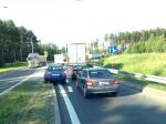 Ciężarówka staranowała bramkę na autostradzie A4
