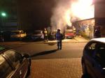Pożar samochodów na ul. Prószkowskiej