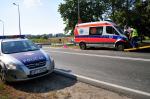 Zderzenie z karetką jadącą do wypadku