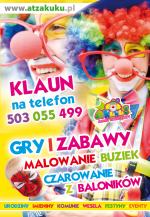 Klaun Dżonik pomysłem na imprezę dla dziecka!