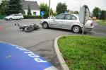 BMW i motorower zderzyły się na Malince