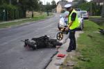 Zderzenie motocykla ze skuterem w Żerkowicach