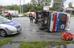 Karetka zderzyła się z autobusem MZK
