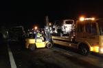 Tragiczny karambol na autostradzie A4, samochody stanęły w płomieniach