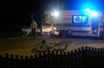 W Skarbiszowie rowerzysta wjechał pod autobus