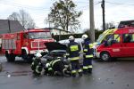 Ford i citroen zderzyły się w Popielowie