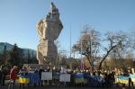 Ukraińscy studenci solidarni z rodakami na Majdanie
