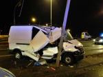 Wymusił pierwszeństwo na skrzyżowaniu, uderzył w lawetę