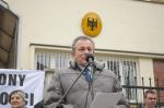 Liga Obrony Suwerenności manifestuje pod konsulatem Niemiec