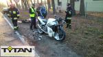 Dwa motocykle i dwa samochody zderzyły się w Kędzierzynie-Koźlu
