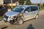 Volkswagen i mercedes zderzyły się w Dębskiej Kuźni
