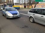 Policyjny radiowóz zderzył się z BMW
