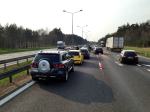 9 pojazdów zderzyło się na autostradzie