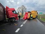 Ciężarówka zablokowała ruch na drodze krajowej nr 94