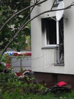 Mieszkanie spłonęło na ul. Dambonia 