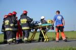 Dwie osoby ranne po wypadku motocykla pod Brzegiem
