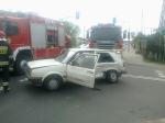 Wypadek w Lędzinach. 82-latka trafiła do szpitala