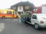Wypadek w Lędzinach. 82-latka trafiła do szpitala