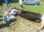 Wędkarze znaleźli łódkę, która może mieć kilkaset lat