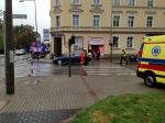 Wypadek na ul. Katowickiej, dwie osoby są ranne