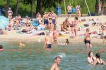 Najgorętszy weekend wakacji trwa. Tłumy opolan na kąpieliskach.