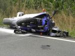 Motocyklista ranny w wypadku pod Niemodlinem
