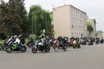 Motocykliści pożegnali kolegę, który zginął w wypadku
