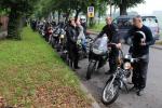 Motocykliści pożegnali kolegę, który zginął w wypadku
